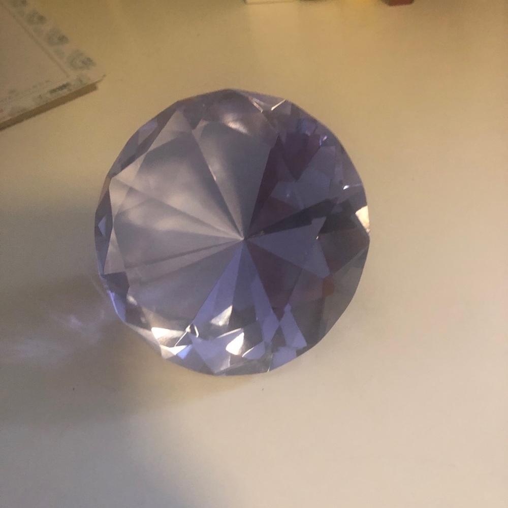 Big purple crystal